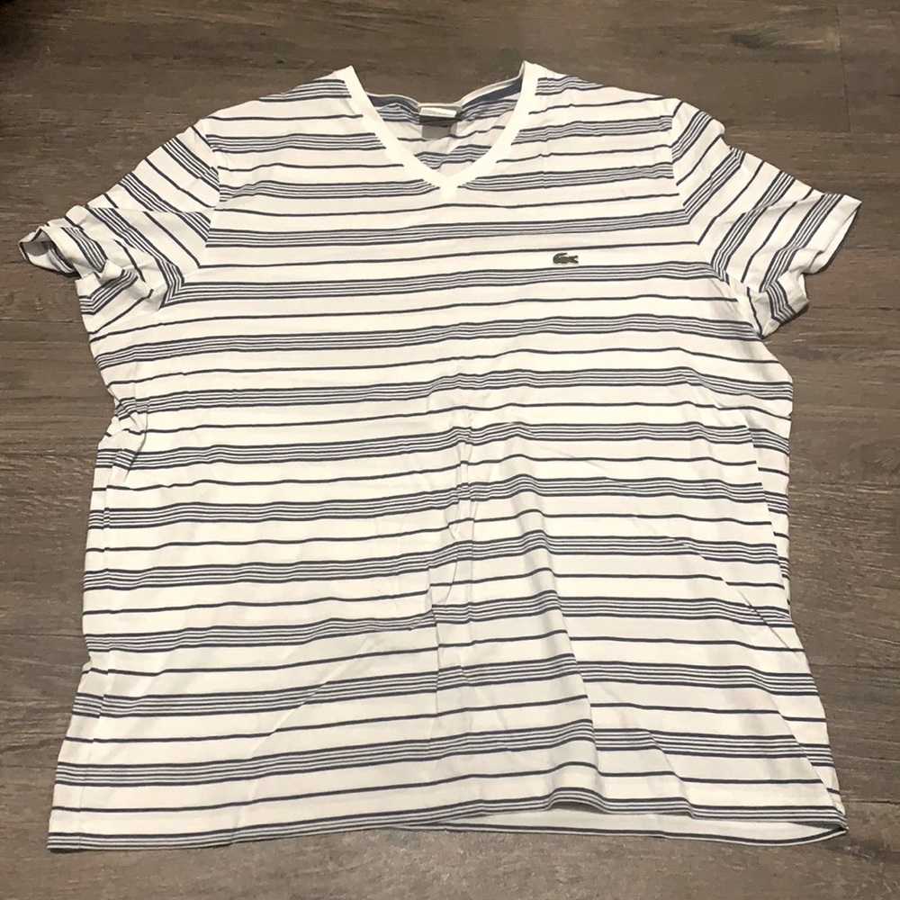 Men’s Lacoste V Neck Tee Shirt
